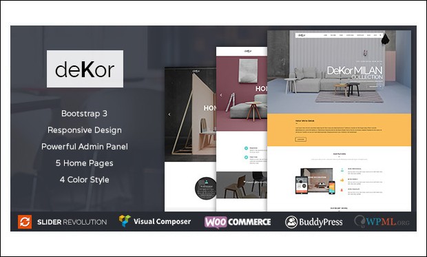dekor - WordPress Themes for Interior Design