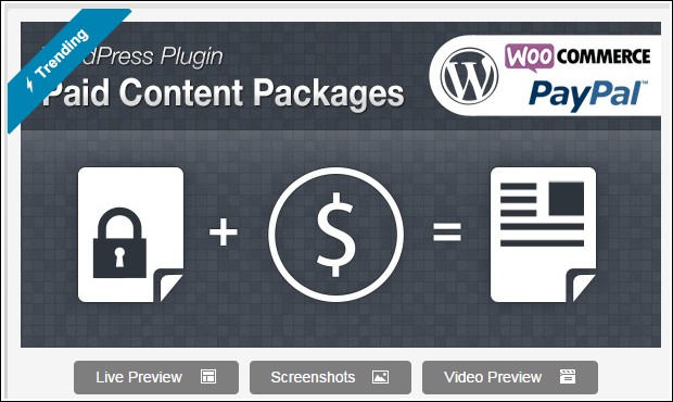 paid content packages