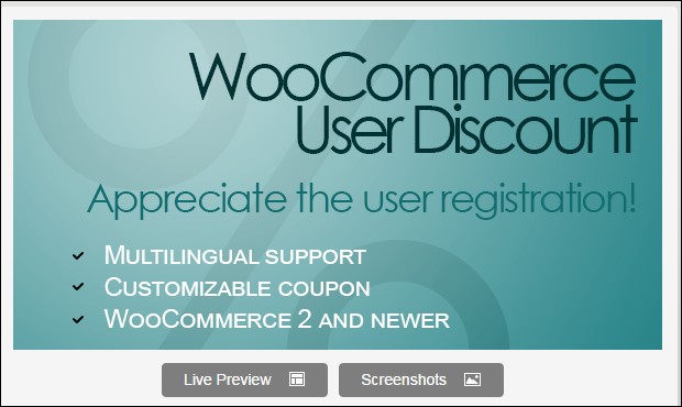 wooCommerce user discount