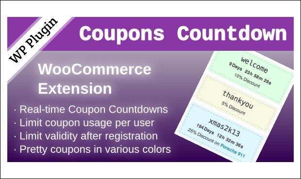 woocommerce coupons countdown