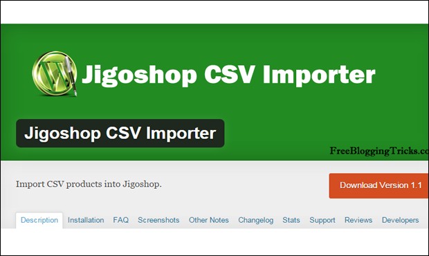 jigoshop CSV importer