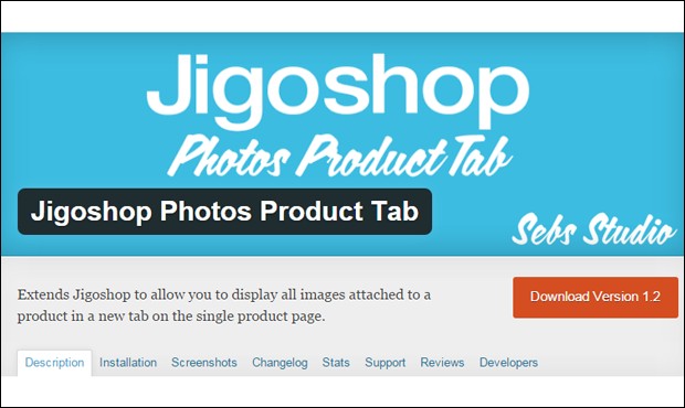 jigoshop photos product tab