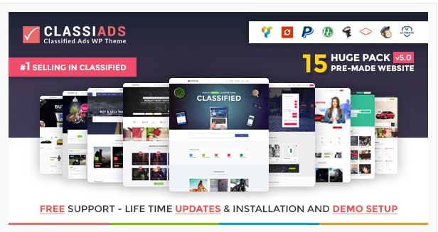 25 Best HTML5 and CSS3 WordPress Themes classiads