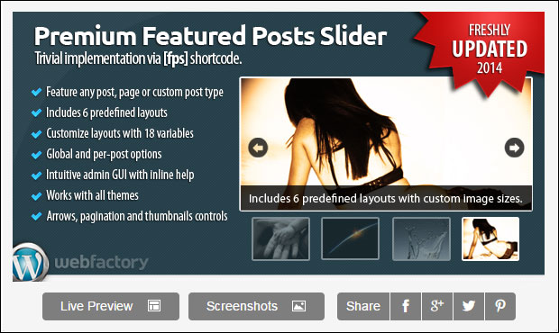 premium featured posts slider
