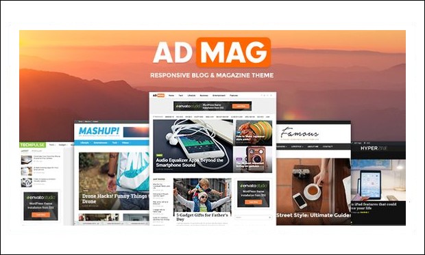 Ad mag - Adsense Optimized WordPress Themes 2016