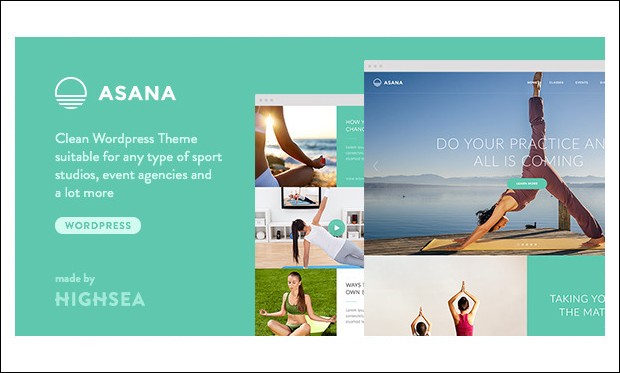 Asana - WordPress Themes for Yoga