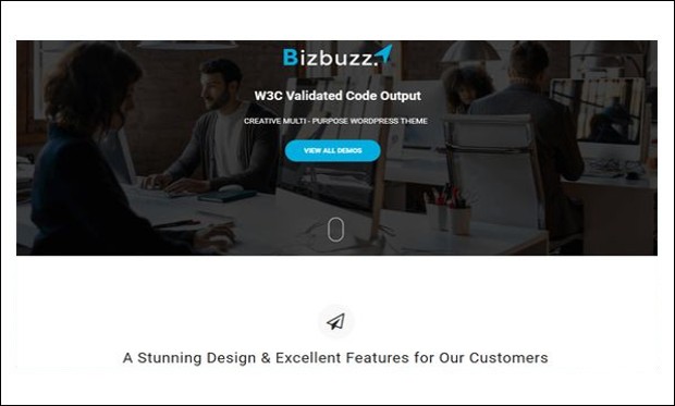 BizBuzz - Popular Responsive WordPress Themes 2016