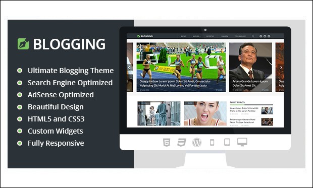 Blogging - Mobile Friendly WordPress Themes