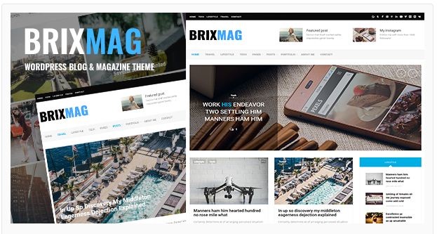 Brixmag - Responsive Blog/Magazine WordPress Theme