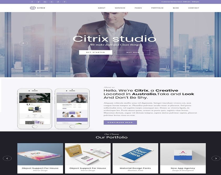 Citrix -  Multipurpose Business WordPress Theme