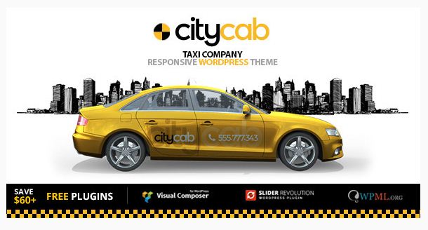 CityCab - Taxi Company & Taxi Firm WordPress Theme