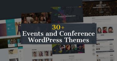 Events and Conference wordpress themes