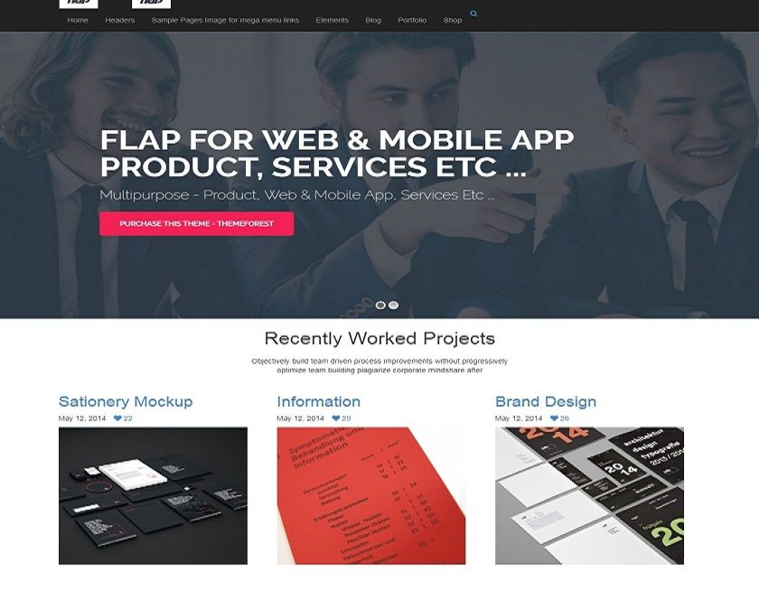FLAP - Business Site WordPress theme 
