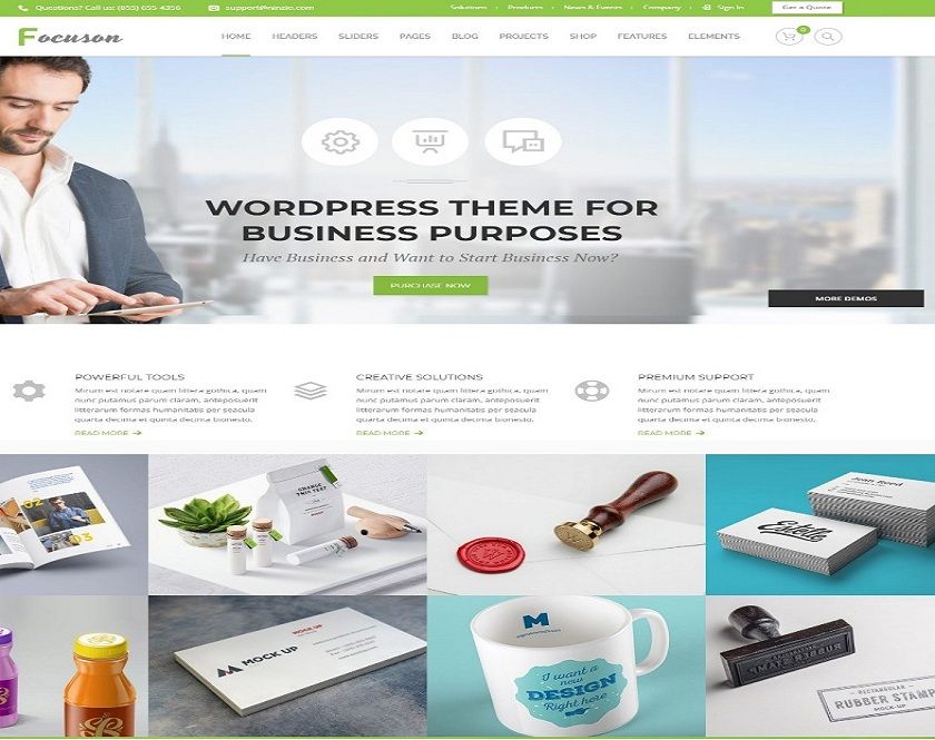 Focuson - Perfect and Adaptable Business WordPress Theme