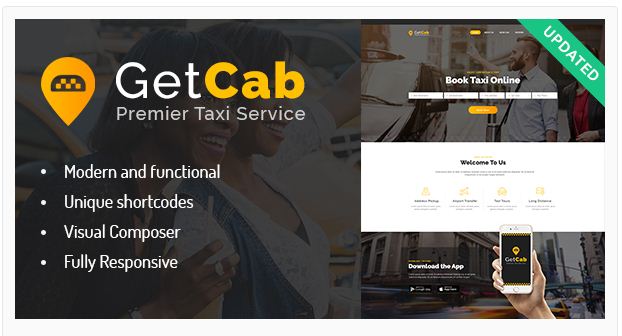Get Cab WordPress Theme
