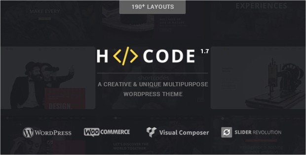 H-Code - Popular Responsive WordPress Themes 2016