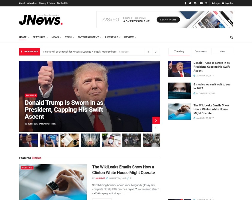 JNews News, Magazine, Blog, Publication WordPress Theme