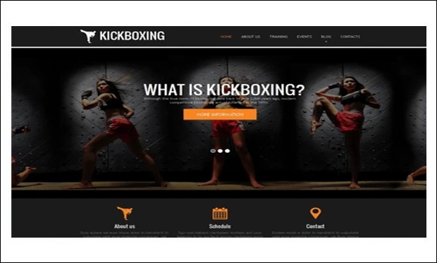 Kickboxing - WordPress Themes for Kick Boxing