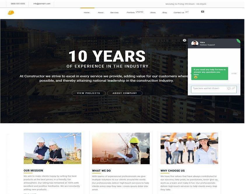 Konstruct - Construction, Building and Renovation Business WordPress Theme