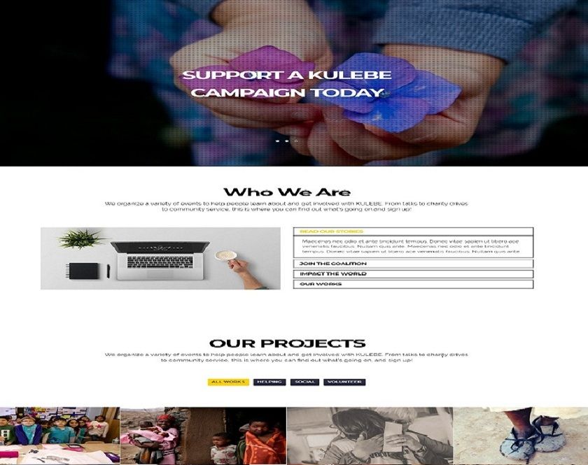 Kulebe - Retina Show Prepared Not-for-profit Charity WordPress Theme