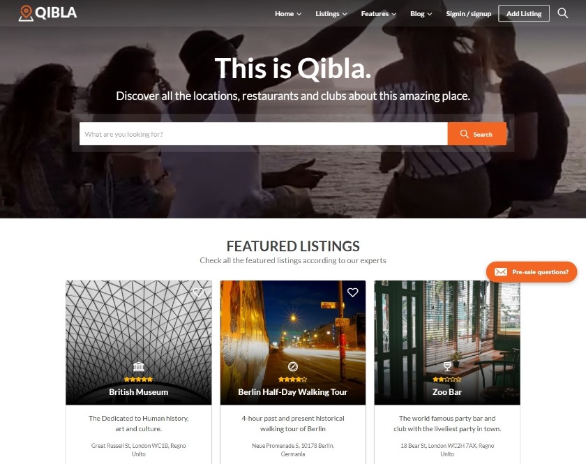 Qibla WordPress Directory Theme