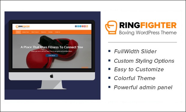 Ringfighter - WordPress Themes for Kick Boxing