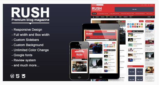 Rush - WordPress Blog & Magazine Theme