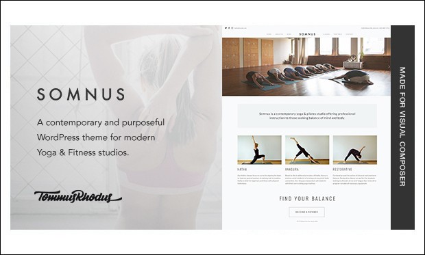 Somnus - WordPress Themes for Yoga