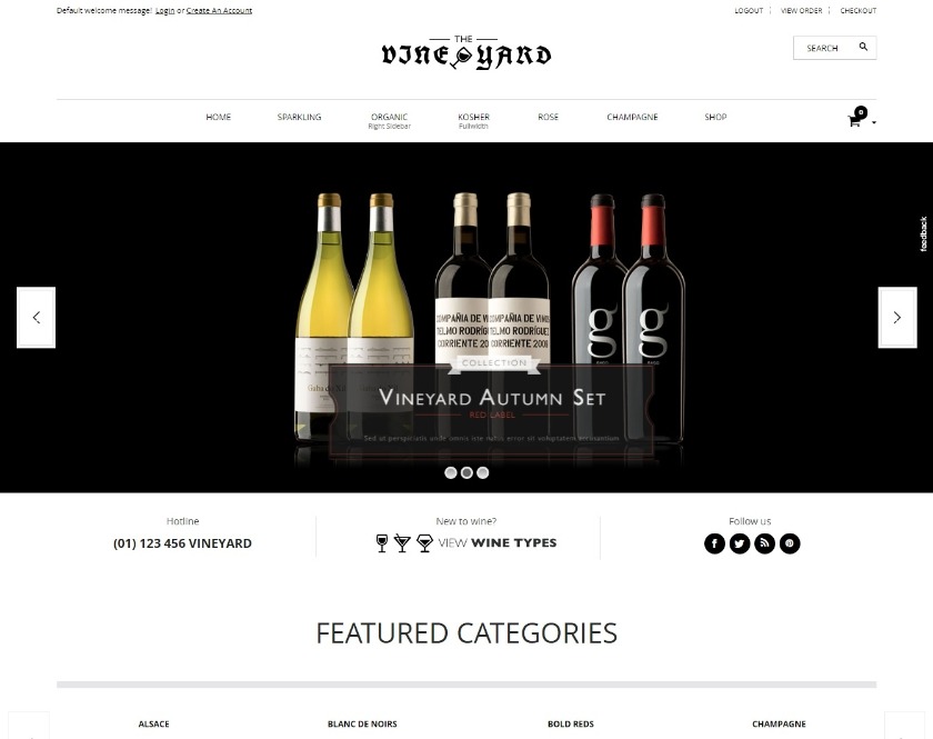 WineStore Responsive WooCommerce Wine shop WordPress Theme