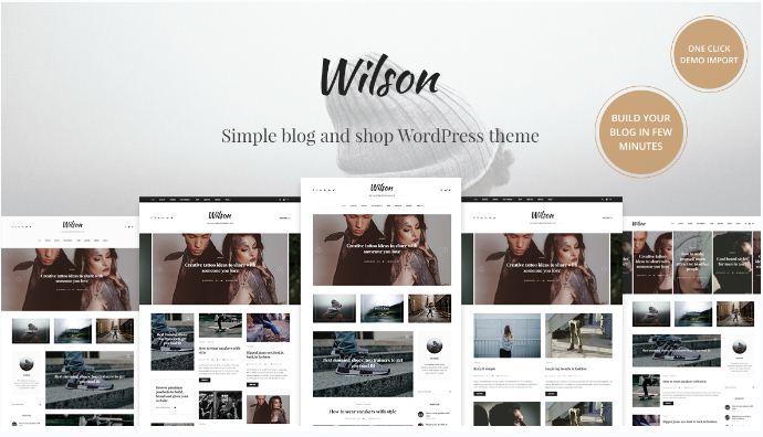 Wilson Blog WordPress Theme