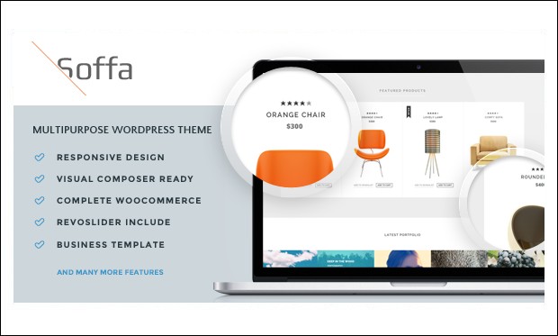 soffa - WordPress Templates for Furniture
