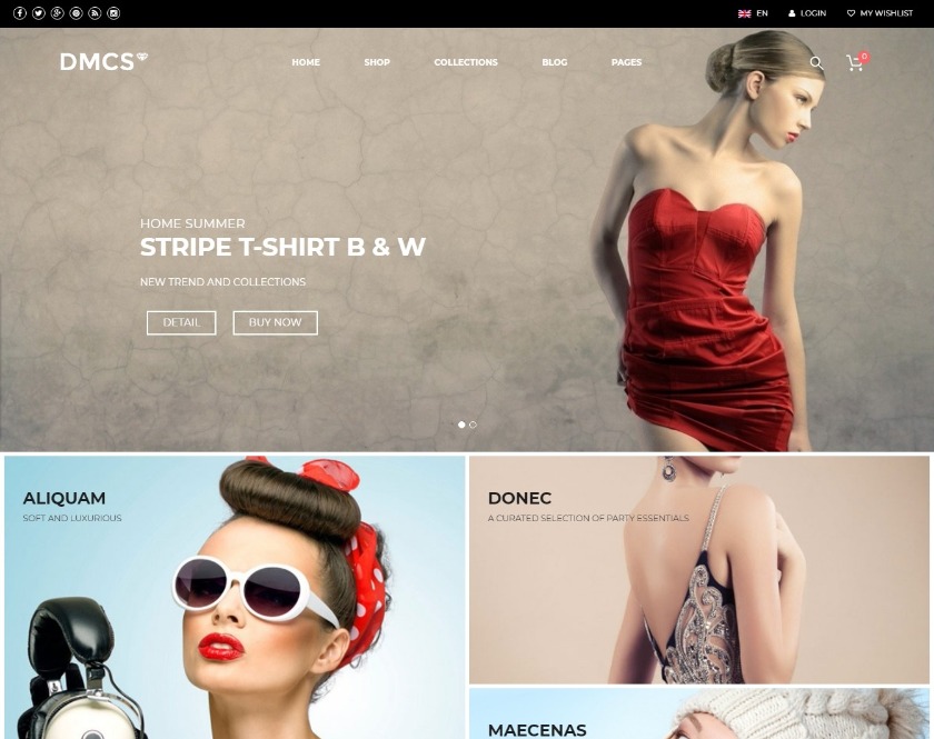 DMCS Fashion WordPress WooCommerce Theme