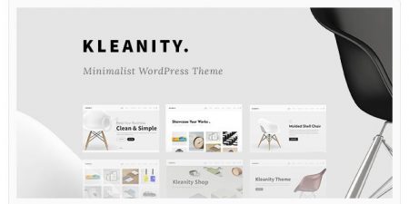 Kleanity - Minimalist WordPress Theme