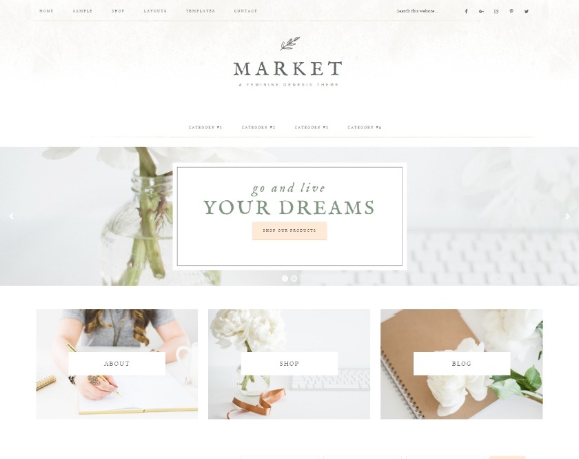 MARKET Beautiful Online Store WordPress Theme