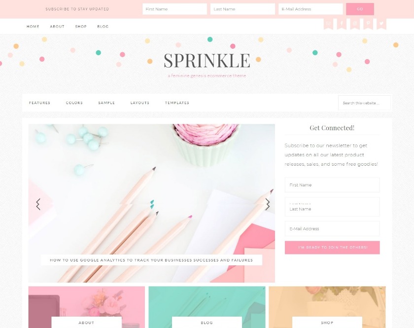 SPRINKLE Beautiful Online Store WordPress Theme