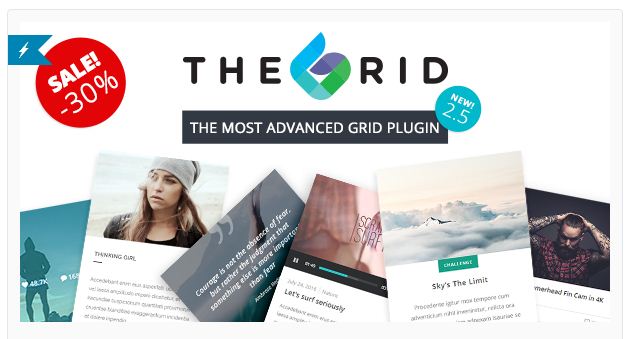 The Grid responsive wp grid plugin