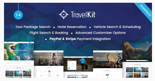 Travelkit - The Full-fledged Tour & Travel WordPress Theme