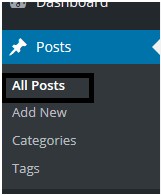 all posts in wp