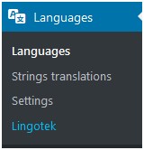 language wordpress plugin