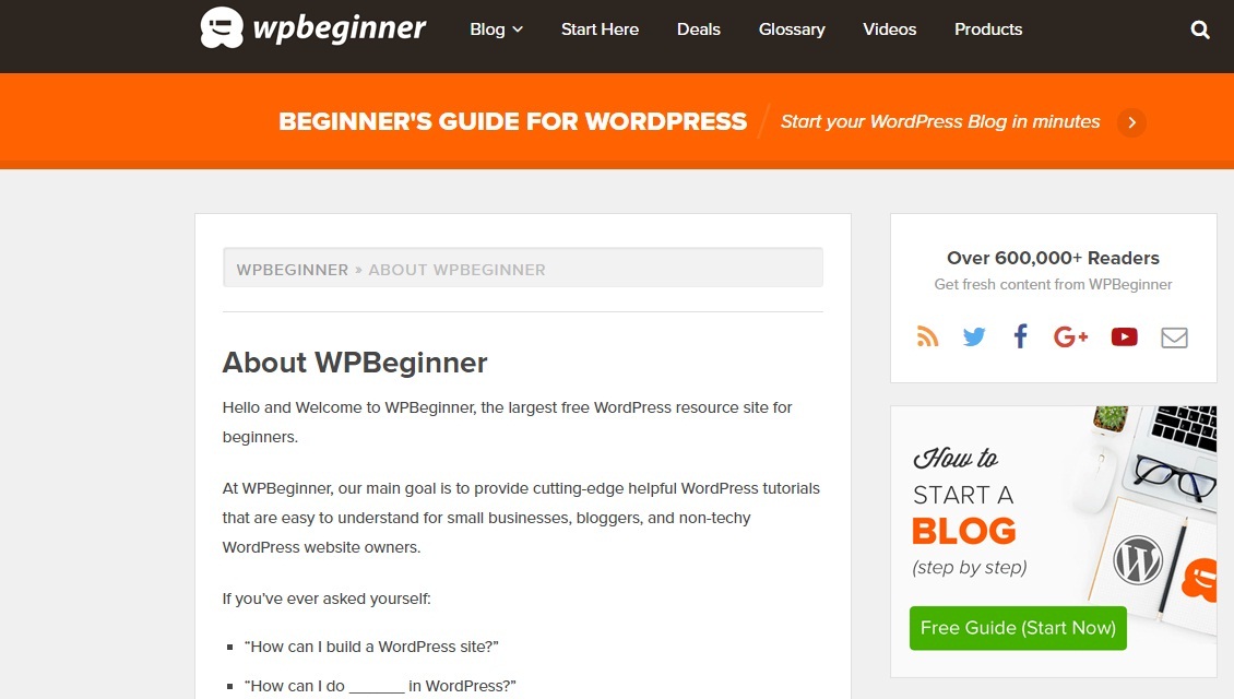 wpbeginner how to learn wordpress tutorials