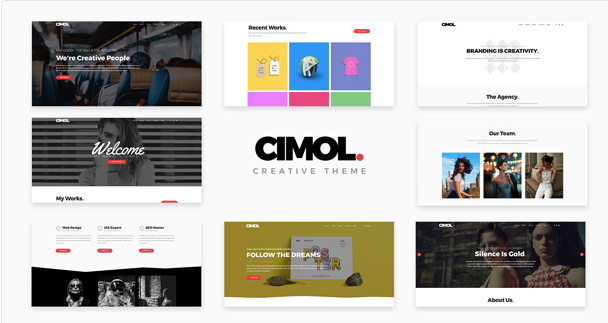Cimol - Responsive One Page & Multi Page Portfolio Theme