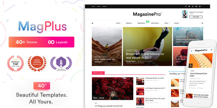 agPlus – Blog & Magazine WordPress theme for Blog, Magazine, News