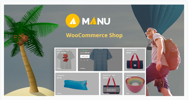 Manu Store WooCommerce WordPress Theme