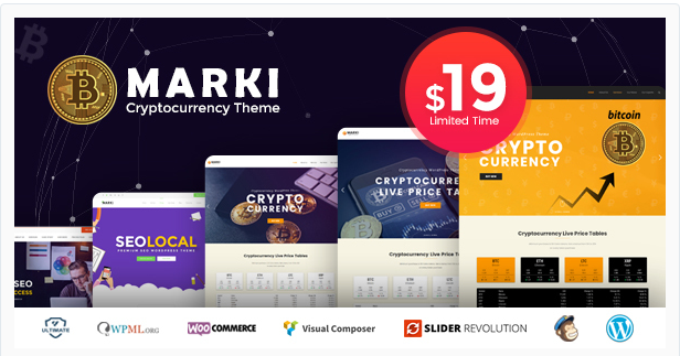 Marki - Cryptocurrency | Digital Marketing WordPress Theme