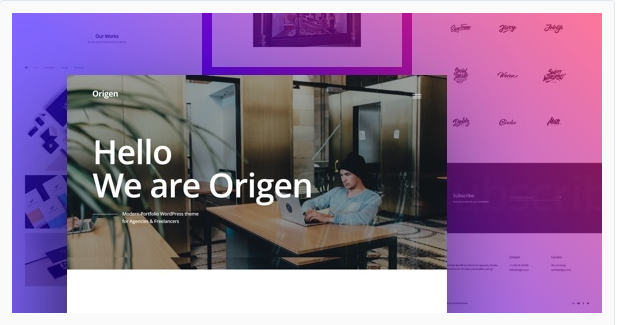 Origen - Modern Portfolio WordPress Theme for Freelancers & Agencies