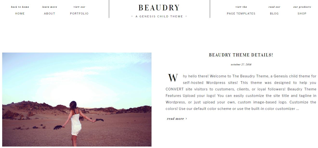beaudry wp theme