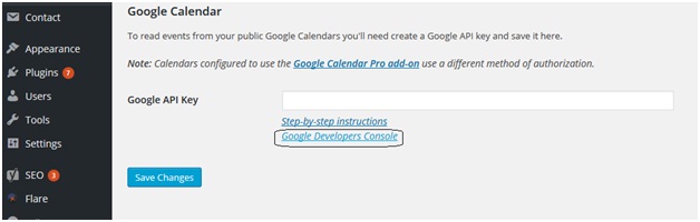how to insert google calendar