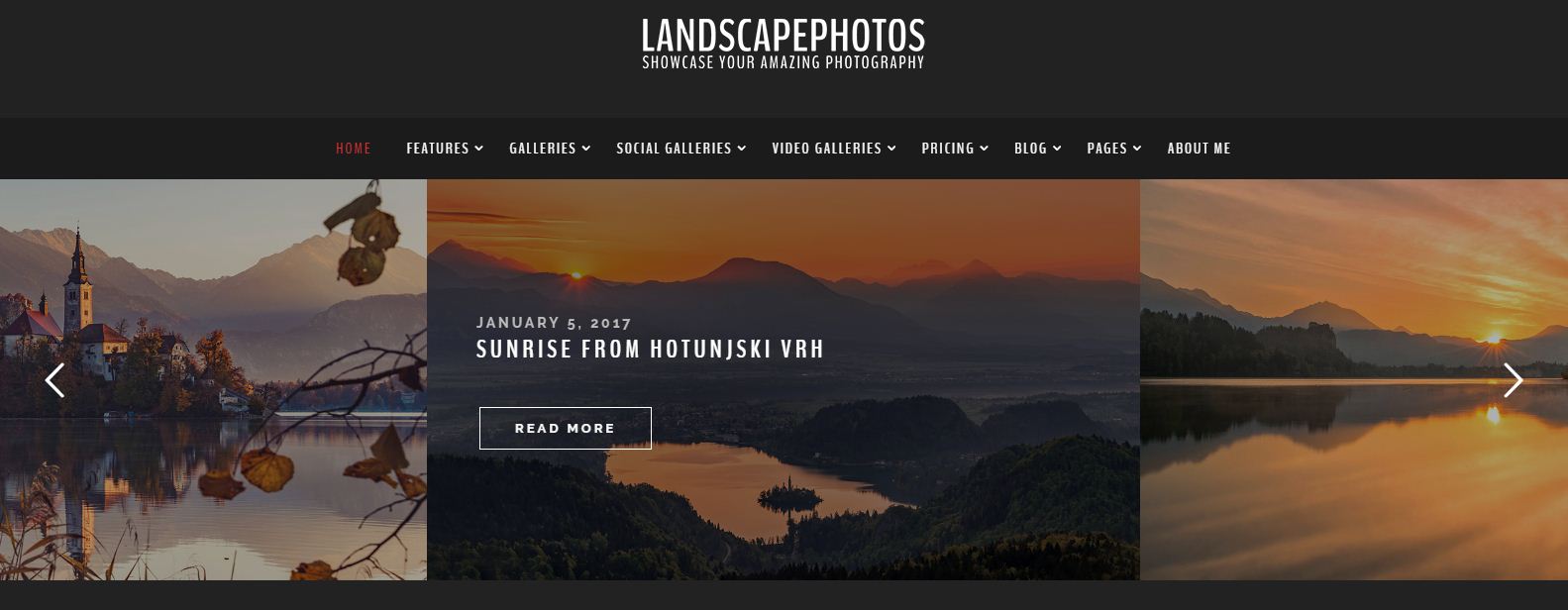 landscapephotos wordpress theme