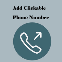 clickable phone numbers on website