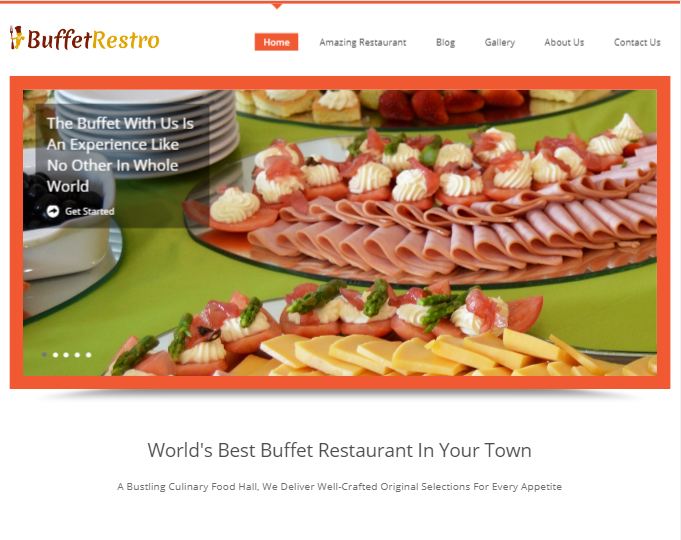 Buffet Restro Restaurant WordPress Theme and Template